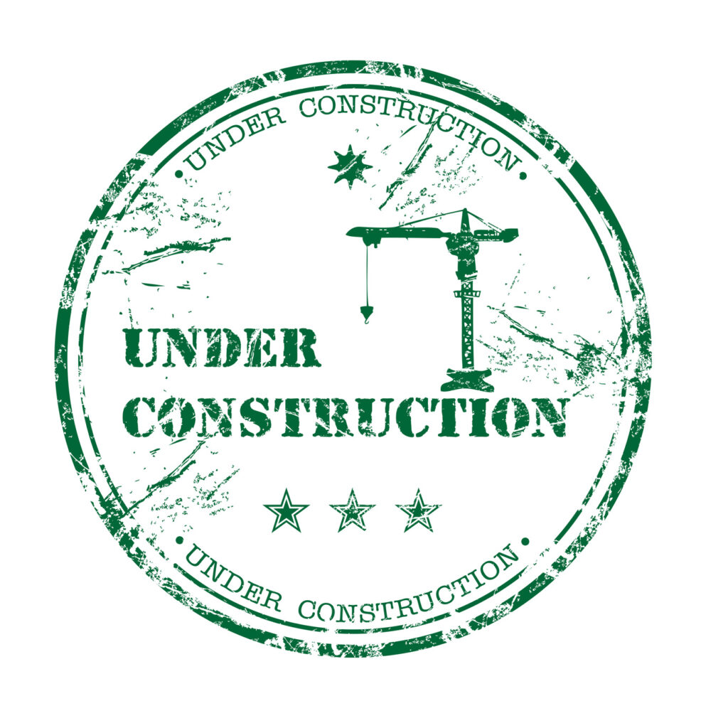image represents courses under construction
